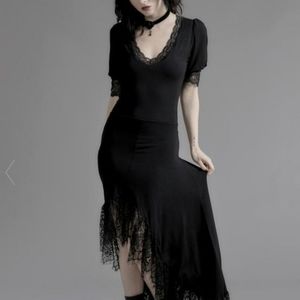 VEIL OF NIGHT MAXI DRESS